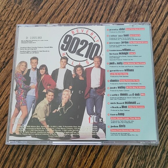 90210 The Soundtrack CD Beverly Hills 90210 Vintage 90s Poster - Picture 3 of 9
